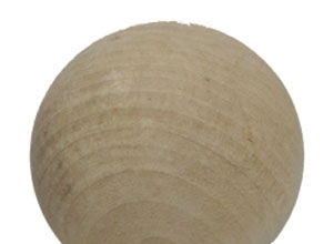 Wooden Swedish stickhandling ball